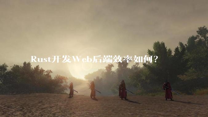 Rust开发Web后端效率如何？