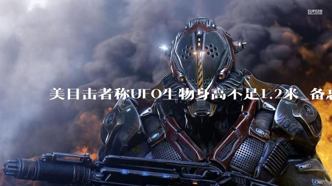 美目击者称UFO生物身高不足1.2米_备忘录_文件_报告