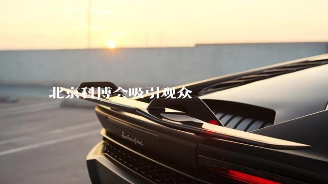 北京科博会吸引观众