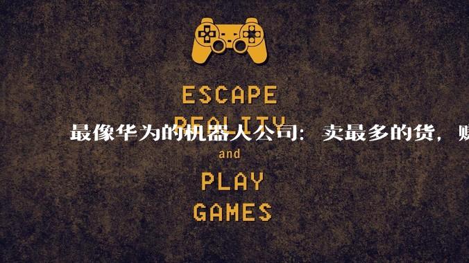 最像华为的机器人公司：卖最多的货，赚最快的钱_智元_宇树_人形