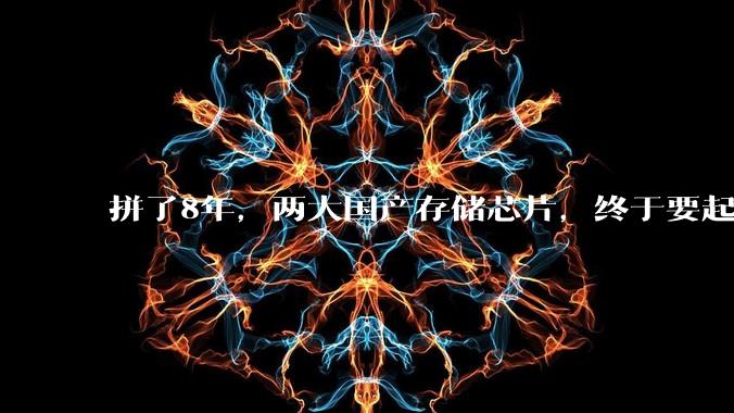 拼了8年，两大国产存储芯片，终于要起飞了_进口_内存_全球