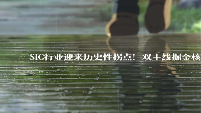 SiC行业迎来历史性拐点！双主线掘金核心受益股（附操作策略）_公司_需求_天岳