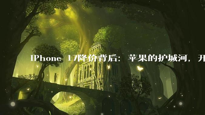 iPhone 17降价背后：苹果的护城河，开始漏水了_系列_内存价格_市场