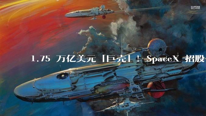 1.75 万亿美元「巨壳」！SpaceX 招股书，藏着马斯克什么秘密？_业务板块_亏损_年收入