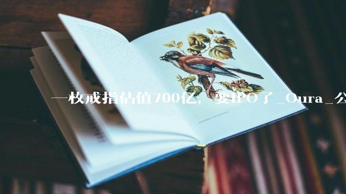 一枚戒指估值700亿，要IPO了_Oura_公司_Ring