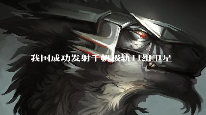 我国成功发射千帆极轨11组卫星