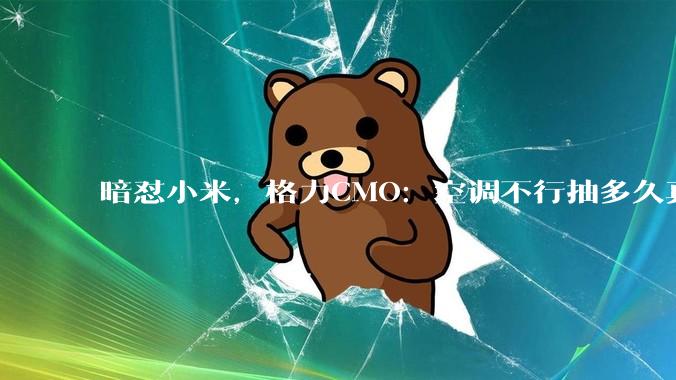 暗怼小米，格力CMO：空调不行抽多久真空也白扯，网友：这是偷换概念_行业_基本操作_朱磊