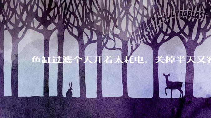 鱼缸过滤全天开着太耗电，关掉半天又容易水浑，有什么好办法？