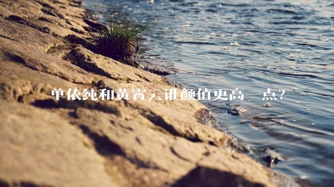单依纯和黄霄云谁颜值更高一点？