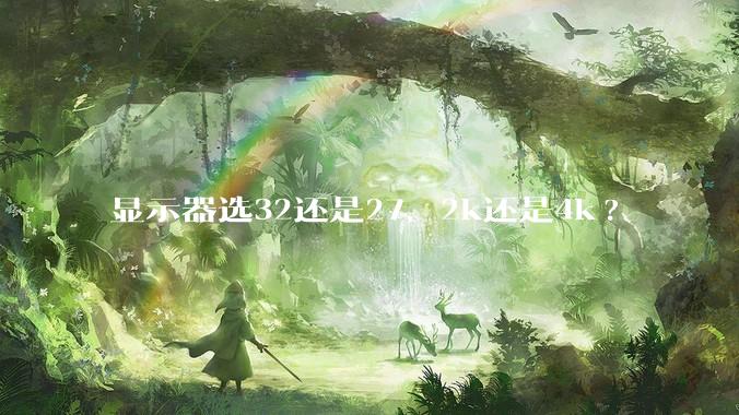 显示器选32还是27，2k还是4k?